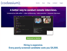Tablet Screenshot of codassium.com